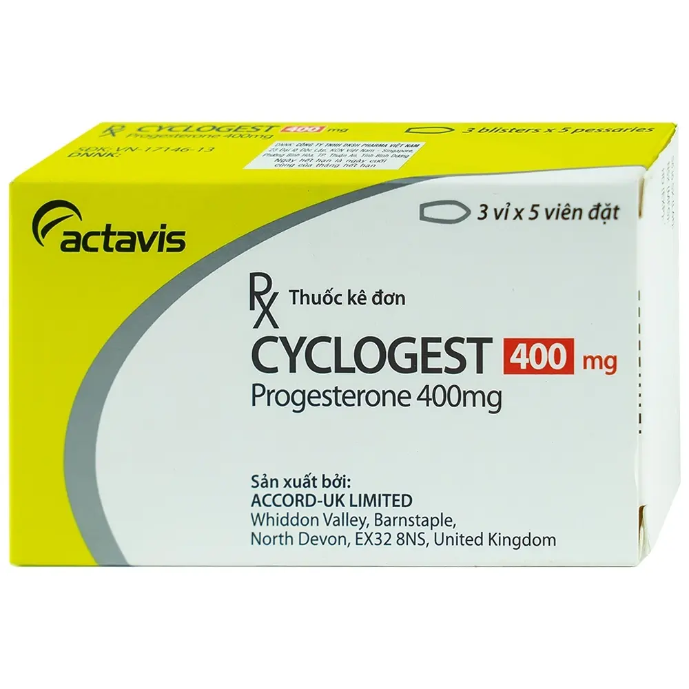 Thuốc Cyclogest 400mg