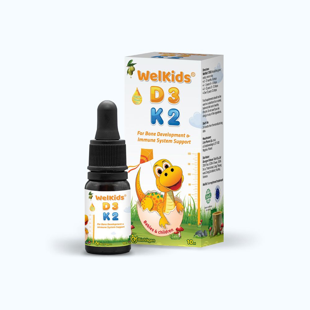 Welkids K2+D3 (Chai 10ml)