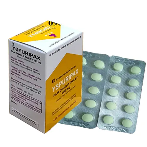 Yspuripax 200mg điều trị co thắt cơ trơn